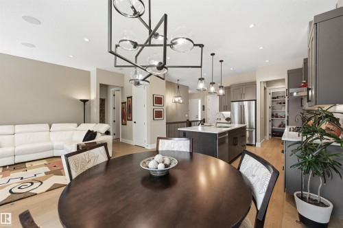 4605 Knight Point(E), Edmonton, AB - Indoor Photo Showing Dining Room