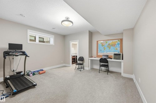 4605 Knight Point(E), Edmonton, AB - Indoor Photo Showing Gym Room