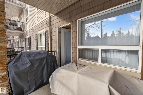 Patio / terrace featuring area for grilling - 131 1520 Hammong Gate, Edmonton, AB - Outdoor With Exterior