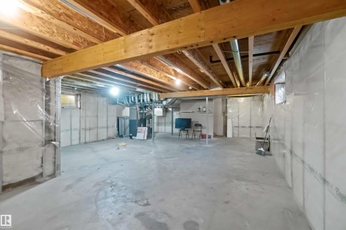 View of basement - 4507 164A Avenue, Edmonton, AB - Indoor Photo Showing Basement