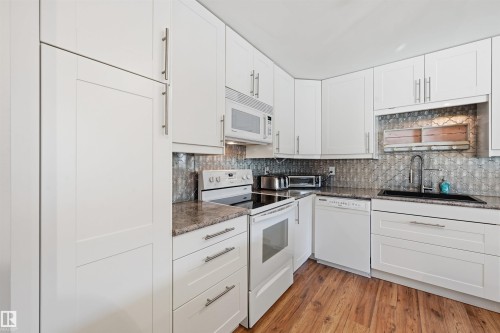 204 14810 51 Avenue, Edmonton, AB - Indoor Photo Showing Kitchen