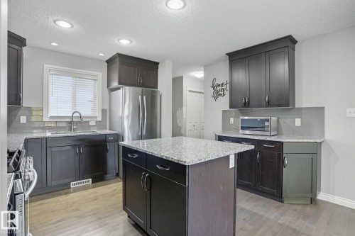 1565 33A Street, Edmonton, AB - Indoor Photo Showing Kitchen With Stainless Steel Kitchen