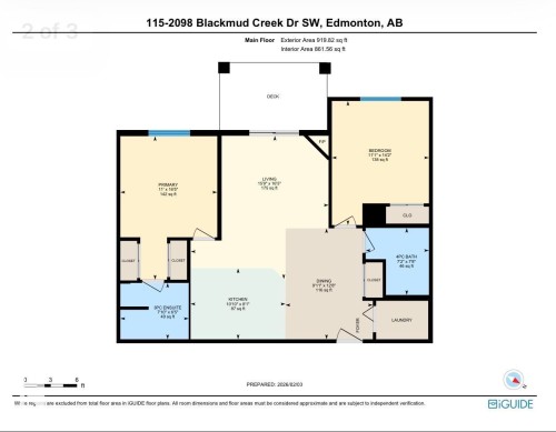 View of property floor plan - 115 2098 Blackmud Creek Drive, Edmonton, AB - Other