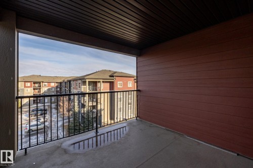 View of balcony - 433 3315 James Mowatt Trail, Edmonton, AB - Outdoor With Balcony With Exterior