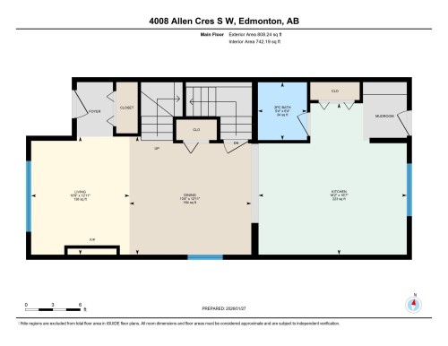 View of room layout - 4008 Allan Crescent, Edmonton, AB - Other