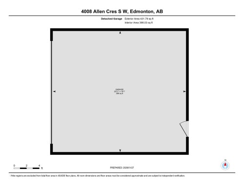 View of property floor plan - 4008 Allan Crescent, Edmonton, AB - Other
