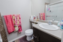 Full bath with a shower stall and vanity - 