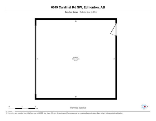 View of property floor plan - 6649 Cardinal Road Sw, Edmonton, AB - Other
