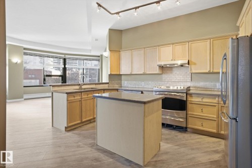 301 10106 105 Street, Edmonton, AB - Indoor Photo Showing Kitchen