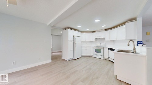 1415 49A Street, Edmonton, AB - Indoor Photo Showing Kitchen With Double Sink