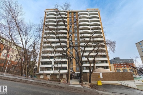 View of apartment building / complex - 304 9725 106 Street, Edmonton, AB - Outdoor With Facade
