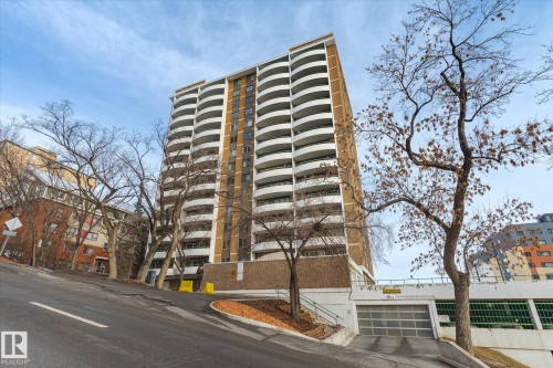 View of apartment building / complex - 304 9725 106 Street, Edmonton, AB - Outdoor With Facade