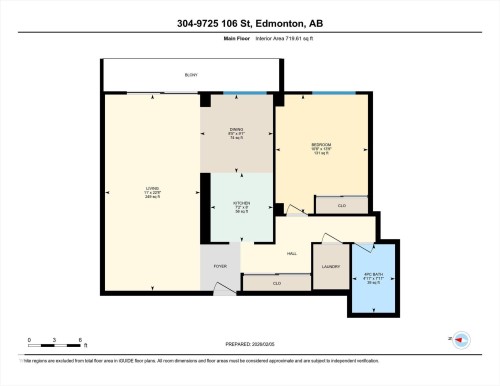 View of room layout - 304 9725 106 Street, Edmonton, AB - Other