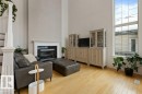 22 Otter Crescent, St. Albert, AB  - Indoor Photo Showing Living Room With Fireplace 