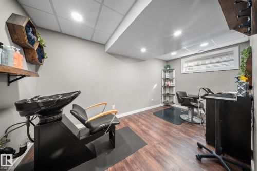 Office featuring recessed lighting and a paneled ceiling - 8107 224 Street Nw, Edmonton, AB - Indoor