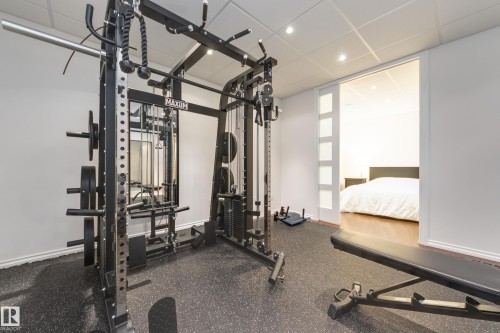 2532 Bell Court, Edmonton, AB - Indoor Photo Showing Gym Room