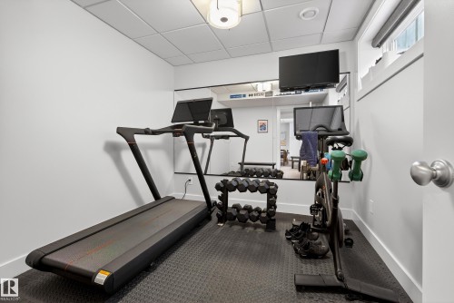 11709 13A Avenue, Edmonton, AB - Indoor Photo Showing Gym Room