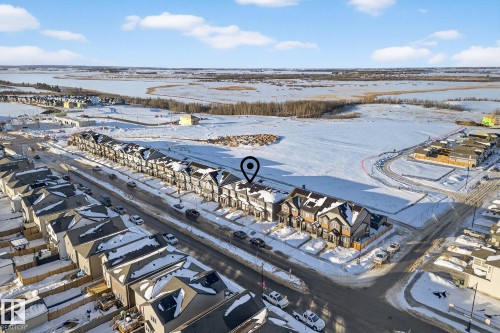 2416 Trumpeter Way, Edmonton, AB - Outdoor With Body Of Water With View