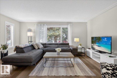 9909 77 Street, Edmonton, AB - Indoor Photo Showing Living Room