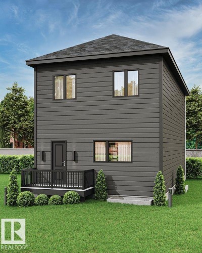 Back of property with a wooden deck and a lawn - 47 River Birch Way, St. Albert, AB - Outdoor With Deck Patio Veranda With Exterior