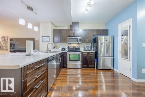 66 1623 Towne Centre Boulevard, Edmonton, AB - Indoor Photo Showing Kitchen With Stainless Steel Kitchen