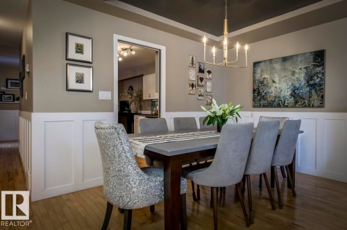 9743 91 Street, Edmonton, AB - Indoor Photo Showing Dining Room