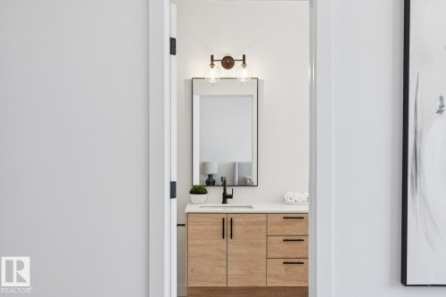 Bathroom featuring vanity - 11016 132 Street, Edmonton, AB - Indoor Photo Showing Bathroom