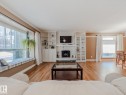 3204 113B Street, Edmonton, AB  - Indoor Photo Showing Living Room With Fireplace 