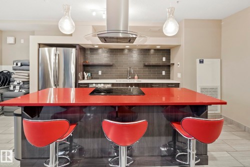 109 11080 Ellerslie Road, Edmonton, AB - Indoor Photo Showing Kitchen With Upgraded Kitchen