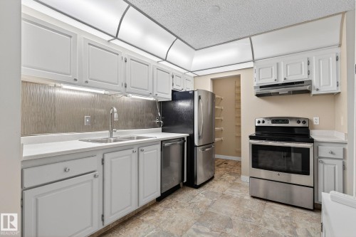 1106 Saddleback Road, Edmonton, AB - Indoor Photo Showing Kitchen With Stainless Steel Kitchen With Double Sink