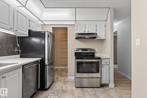 1106 Saddleback Road, Edmonton, AB - Indoor Photo Showing Kitchen With Stainless Steel Kitchen