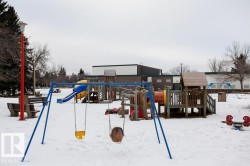 View of snow covered playground - 