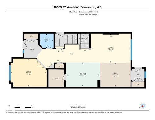 View of home floor plan - 10535 67 Avenue, Edmonton, AB - Other