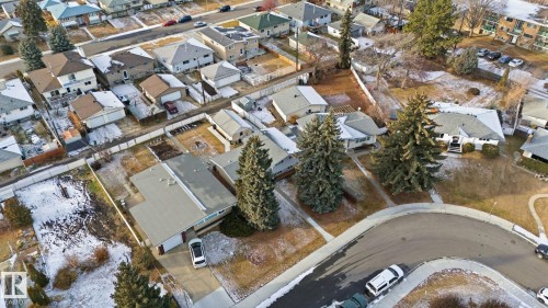 Aerial view of property's location featuring nearby suburban area - 12916 95A Street, Edmonton, AB - Outdoor With View