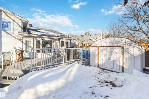Exterior space with a storage shed - 17619 94 Ave, Edmonton, AB - Outdoor