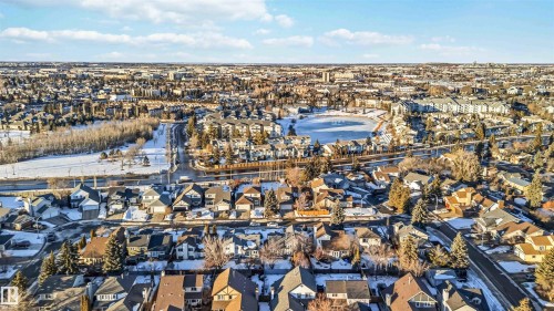 Aerial view of property and surrounding area with nearby suburban area - 17619 94 Ave, Edmonton, AB - Outdoor With View