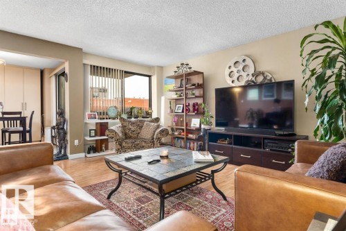 701 10155 114 Street, Edmonton, AB - Indoor Photo Showing Living Room