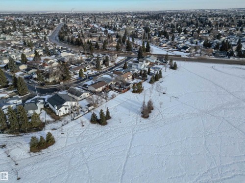 Aerial overview of property's location featuring nearby suburban area - 4423 18 Avenue, Edmonton, AB - Outdoor With View