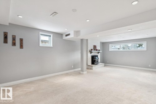 2524 106 Street, Edmonton, AB - Indoor With Fireplace