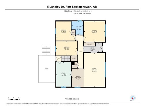 View of home floor plan - 5 Langley Drive, Fort Saskatchewan, AB - Other