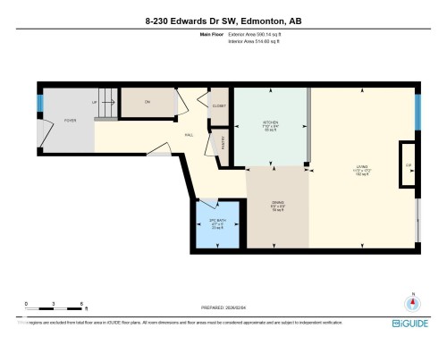 View of property floor plan - 8 230 Edwards Drive, Edmonton, AB - Other