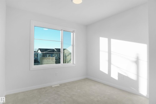 Carpeted empty room featuring baseboards - 6228 29 Avenue, Edmonton, AB - Indoor Photo Showing Other Room