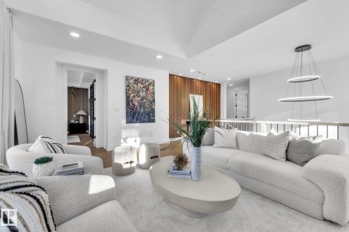 10603 140 Street, Edmonton, AB - Indoor Photo Showing Living Room