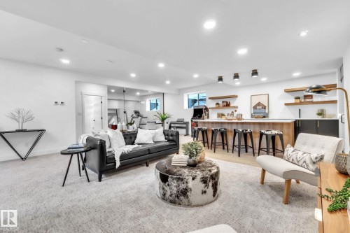 10603 140 Street, Edmonton, AB - Indoor Photo Showing Living Room