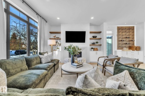 10603 140 Street, Edmonton, AB - Indoor Photo Showing Living Room