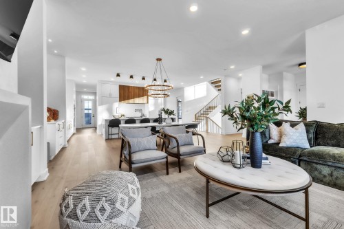 10603 140 Street, Edmonton, AB - Indoor Photo Showing Living Room