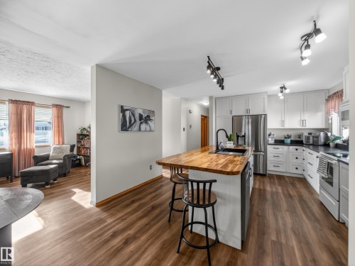 16050 95 Avenue, Edmonton, AB - Indoor Photo Showing Kitchen With Stainless Steel Kitchen