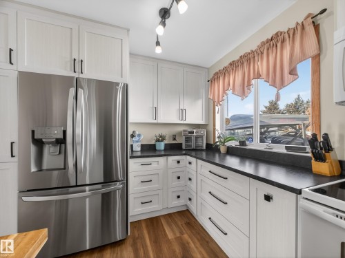 16050 95 Avenue, Edmonton, AB - Indoor Photo Showing Kitchen With Stainless Steel Kitchen