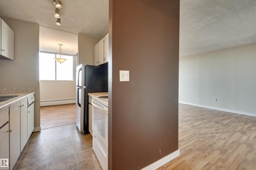 1304 13910 Stony Plain Road, Edmonton, AB - Indoor Photo Showing Kitchen
