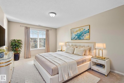 408 2098 Blackmud Creek Drive, Edmonton, AB - Indoor Photo Showing Bedroom